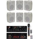 Rafta Lastvoice Large Plus Paket-5 Hoparlör ve Anfi Anons Ses Sistemi Seti - Adaçayı Yeşili