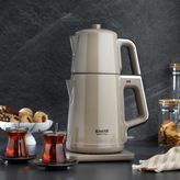 Rafta Schafer Teaform Plus Paslanmaz Çay Makinesi-Bej