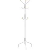 Rafta Songmıcs Portmanto, Elbise Askısı, Metal, 12 Kancalı, Gardırop, 4 Ayak, Manto, Şapka, Çanta, Koridor, Yatak Odası, Ofis Için, Beyaz RCR031W01 - 00 Bordo
