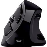 Rafta Trust 23731 Şarj Edilebilir Kablosuz Dikey, Ergonomik Mouse, USB Alıcısı Veya Bluetooth Bağlantısı, 9 Adet Buton (5 Tanesi Programlanabilir),led Ekran,bluetooth Sürümü 5.0,rf 2.4ghz