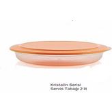 Rafta Tupperware Kristalin Serisi Serisi Servis Tabağı 2 Lt - Abanoz