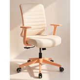 Rafta Zeon Büro Ofis Sistemleri // Comfort Pastel Plus Ofis Koltuğu Yönetici Koltuğu Çalışma Koltuğu - Ahşap - Bej - Siyah