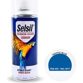 Rainbow 400 ml Sprey Boya Trafik Mavi - Çok Renkli