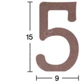 Rakam Ahşap Obje 18mm - 5