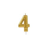 Rakam Mum 4 Gold Altın Renk