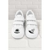 Rakerplus Tbons Hakiki Deri Beyaz Özel Tasarım Kız Çocuk Sneakers Ayakkabı