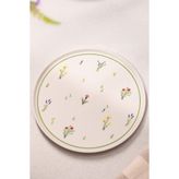 Rakle Botanical Seramik 4'lü Servis Tabağı Seti 26,5 cm - Beyaz