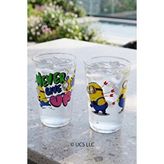 Rakle Minions 2'li Meşrubat Bardağı Seti 400 Cc Şeffaf