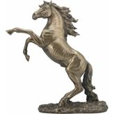 Rakun Home Veronese Şahlanan At Figürü Bronz Renk 32Cm