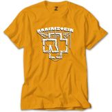 Rammstein Chain Logo Sarı Tişört Liyada - 5XL