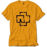 Rammstein Classic Distorted Sarı Tişört Liyada - XS