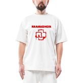 Rammstein Fly Oversize Beyaz Tişört