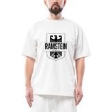 Rammstein Germany Oversize Beyaz Tişört - XL