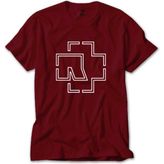 Rammstein Outline Kırmızı Tişört - 5XL