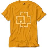 Rammstein Outline Sarı Tişört Liyada - 2XL