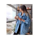 RamosWB Kadın Oversize Kot Ceket