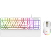 Rampage KM-RX7 Fortuna V2 Beyaz Kablolu Gaming Klavye Mouse Seti