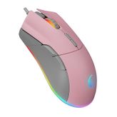 Rampage SMX-R21 Compact Pembe Kablolu Oyuncu Mouse