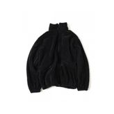 RANESA Erkek Siyah Oversize Peluş Ceket