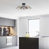 Rani Mobilya Rani Home Avize Siyah AA-6120 - Siyah - Altın