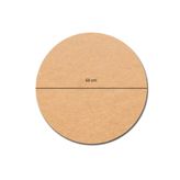 Rapithwin 1 Adet 50 Cm Çap 3 Mm (2.7 MM) Ham Mdf Daire Plaka Supla Tabanı