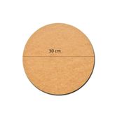 Rapithwin 6 Adet 30 Cm Çapta 3 Mm (2.7 MM) Ham Mdf Duralit Daire Plaka Supla Tabanı