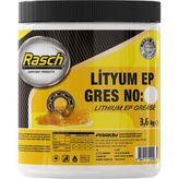 Rasch Lityumlu Yüksek Basınç Ep2 Katı Gres Yağı Sarı - 3.6 Kg. - Lityumlu EP Gres