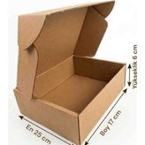 Rass 25*17*6cm 20 Adet Çift Oluk E-Ticaret Karton Kutu (Kraft)