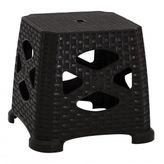 Rattan Elit Kahverengi Küçük Tabure