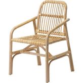 Rattan Sandalye, Rattan, Mindersiz - Şeffaf