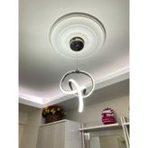 Ravello Imza Modern Sarkıt LED Avize(3 Renk Işık) - Krom