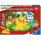 Ravensburger 056682 2x24 Parça Pokemon Puzzle