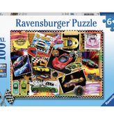 Ravensburger 128990 100 Parça Yarış Arabaları Çocuk Puzzle
