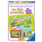 Ravensburger 51380 3x6 Parça Hayvanlar Çocuk Puzzle