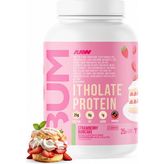 Raw Whey Protein Isolate Çilek Aromalı 775 gr 25 Servis