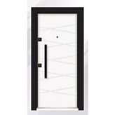 Rawdoor Pvc Seri 4004 Sağ Yön Çelik Kapı Beyaz