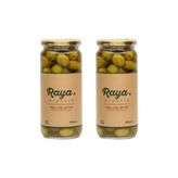 Raya Organik Organik Yeşil Zeytin 2’li Set (500 cc x 2) - 600 gr