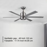 Rbt486 Slv Tavan Vantilatörü