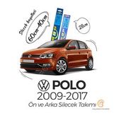 RBW 2009-2017 Volkswagen Polo Ön ve Arka Silecek Seti