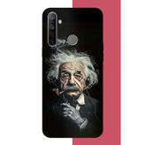 Realme 5İ - 6İ - C3 Uyumlu Einstein Baskılı Silikon Kılıf