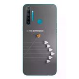 Realme 5i Uyumlu Be The Difference Baskılı Silikon Kılıf
