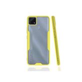 Realme C25 Kılıf Platin Silikon - Sarı - Sarı