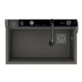 Realstone Viktoria Akıllı Granit Evye - Gri