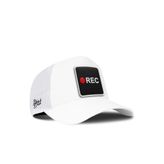 Rec Logolu Beyaz Trucker Şapka