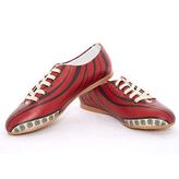 Red Pattern Babet Ayakkabı SLV075