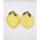 Red Seramik Lemonella 2li Servis Tabağı - Sarı