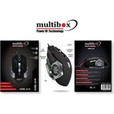 Redline Multibox X4 Oyuncu Mouse 2400 Dpı - Siyah