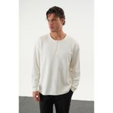 Redline TAREN Oversize Erkek Kışlık Düğmeli Sweatshirt