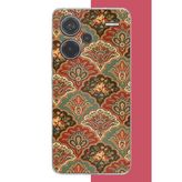 Redmi Note 13 Pro Plus Uyumlu Çini Motif Baskılı Silikon Kılıf