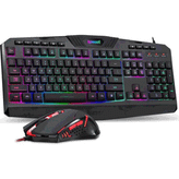 Redragon S101 RGB Kablolu Klavye-Mouse Set siyah